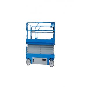 China Anti Dropping Two Man Scissor Lift Equipment , Electric Scaffold Lift Panels Control supplier