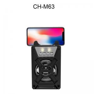 China Bluetooth speaker CH-M63 audio bluetooth speaker with microphone for wireless portable active supplier