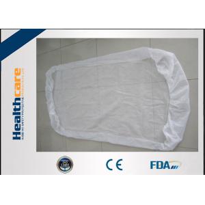 ISO CE FDA Disposable Waterproof Mattress Protector PP Material With Elastic