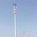Artificial Self Supporting 50m Monopole Steel Tower