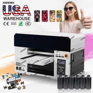 China Color Inkjet Paper Print Media 3060 UV 3-in-1 Printer Dual Epson Xp600 Head Roll to Roll Flatbed Cylinder with 1600 Print head wholesale