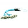 China Pre Terminated Fiber Optic Cable Assemblies LC/UPC To LC/UPC Multimode Om3 12/24 Fibers wholesale