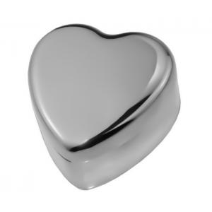 PVD Silver Plating Metal Houseware Zinc Alloy Heart Jewelry Box Rustproof