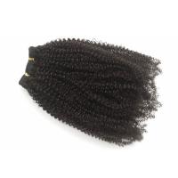 China Afro Kinky Curly Hair Peruvian Virgin Human Hair Bundles Full Density No Lice No Tangle on sale