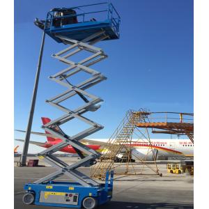 Small Hydraulic Man Lift Equipment For Indoor And Outdoor Construction Scissor Lift Lift Capacity 227kgs