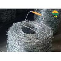 China Hot Dipped Galvanized Barbed Wire 25kg Weight Each Roll on sale