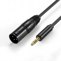 China Customized 3.5 Mm Jack Coiled Cable 7 Pin XLR Male To Female 3 Pin Xlr For Video Audio on sale