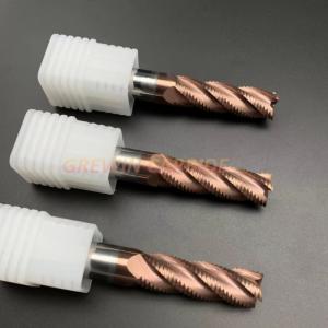 China D4/6/8/10mm Carbide Roughing End Mill HRC55 TiAIN Coating Milling Cutter supplier