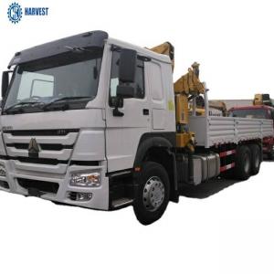 China Sinotruk Howo 6x4 371hp 6.3 Ton Knuckle Boom Truck Mounted Crane supplier