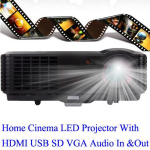 China Good Brand LED Projector With HDMI USB TV Tuner Work For PS DVD iPhone Computer