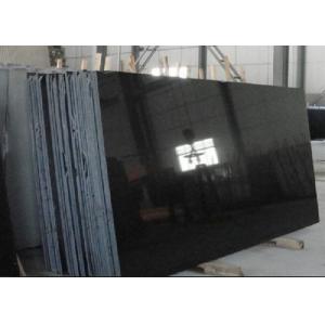 China Absolute Black Granite Shanxi Black Granite pure black granite slabs for wall flooring tiles supplier