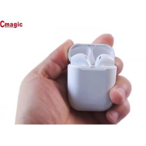 China White Stereo Bluetooth Earphone , Touch TWS Wireless Bluetooth Earbuds For Cell Phones supplier