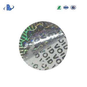 Eco Friendly Tamper Proof Holographic Security Labels For Electronics / Cosmetics