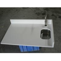 China White Quartz Bathroom Vanity Tops With Sink Quartz Countertop Slab on sale