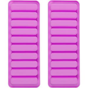 China Ice Cube Trays 2 Pcs Ice Cube Moulds With No-Spill Removable Lid, Easy-Release Silicone And Flexible Ice Trays Strip supplier