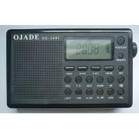 China Frequency Display Rechargeable FM Radio 230g Usb Multi Function With AUX Jack on sale