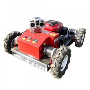China Gasoline Engine Electric Automatic Lawn Mower Automated Grass Cutting Machine 2000m2/H supplier