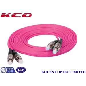 China Cabo 3.0mm multimodos Violet For Fast Ethernet do remendo da fibra de FC UPC Om4 10G supplier