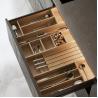China Modern Wood Lacquer E1 Modular Kitchen Cabinets Quartz Countertop wholesale