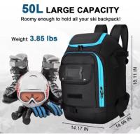 China Outdoor Sports Ski Backpack Waterproof Helmet Ski Boot Bag For Men Women on sale