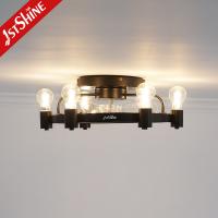 China Bedroom Industrial Easy To Install Flush Mount Ceiling Fan With Light on sale