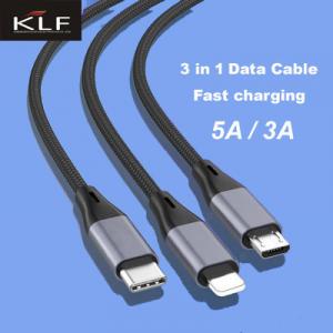 China USB Cable 3 in 1 Fast Charging Data wire supplier