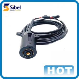 Custom Vehicle-Side Truck Bed 7-Pin Trailer wiring harness extension For Dodge Ford Gmc Nissan Ram Toyota Trailer cable