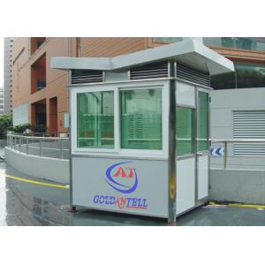 Portable Security Guard Booths , Outdoor House Stainless Steel Guard