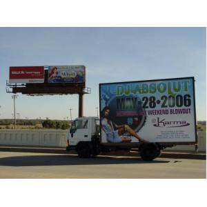 SMD5050 Led Mobile Billboard P10 / full color truck outdoor advertising led display
