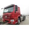 Manual Gearbox 6X4 New SINOTRUK Tractor Head / Trailer Head Truck Low Prices