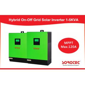 China O LCD indica o inversor híbrido esperto de 1kva 12v com o controlador solar da carga de MPPT supplier