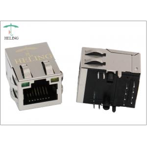 1 x 1 Shielded RJ45 Magnetic Jack 30 U" / 50 U" Gold Plating Contact Terminal