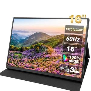 China Monitor portátil de computadora portátil de 16 pulgadas con soporte de TV IPS HD adecuado para tipo C supplier