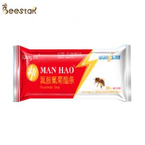 China New Manhao Strip Tau-Fluvalinate Material Bee Medicine Curing Varroa Bee Mites supplier