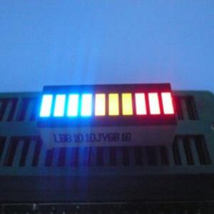 Yellow/Red/Blue Big 10 Segment LED Display Modules, Used for Instrument Panels