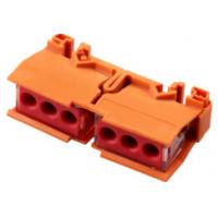 China High Performance Orange Compact Wire Connector For Installation On DIN35 Guide Rail on sale
