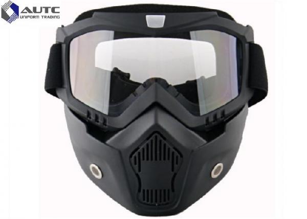 Full Face Tactical Military Goggles TPU Windproof Reticular Construction