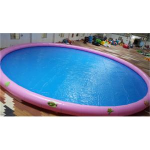 16mD Large Round 0.9mm PVC Tarpaulin Inflatable Swimming Pool For Outdoor Or Indoor Kid's Playing