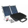 Blue Folding Solar Panels , 120 Watt Portable Solar Panel Efficient Sunlight