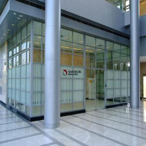 Contemporary Single Glass Partition For Commercial Buildings Wall 83mm