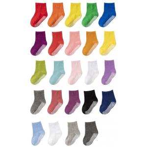 China Low Cut Ankle Short Socks For Children Girls Polyester Non Skid supplier