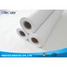 42" / 44" Matte Coated Inkjet Paper Rolls Wide Format Printing Anti Fading