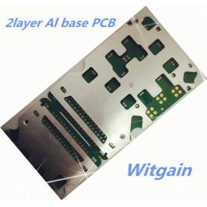 China Placa de alumínio do PWB de 2 camadas/certificado do Ul da espessura do PWB 3.0mm do núcleo metal do Al supplier
