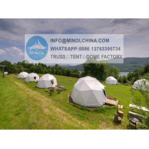 China PVC Coated Portable Geodesic Dome Shelter Hot Galvanized supplier