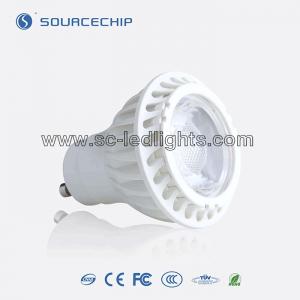 7W dimmable COB led bulb gu10 spotlight with 3 years warrantly