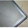 Metal Perforated Baking Serving Tray For Oven , Stainless Steel Food Tray