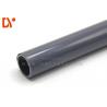 Grey / White Color Lean Coated Steel Pipe , Cold Rolled Pe Steel Pipe Glossy