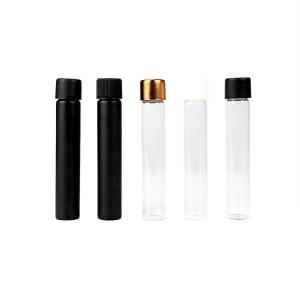 China Multiple Sizes Glass Pre Roll Tube Child Resistant Cap Glass Joint Tube supplier