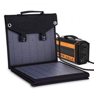 IBC Portable Solar Panel 100W All In One Solar Panel Kit For RV Camping Cellphone Laptops