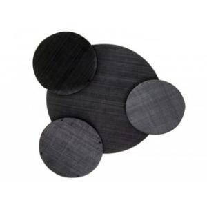 Anti Rust  Black Wire Cloth Filter / Wire Mesh Woven Filter Disc